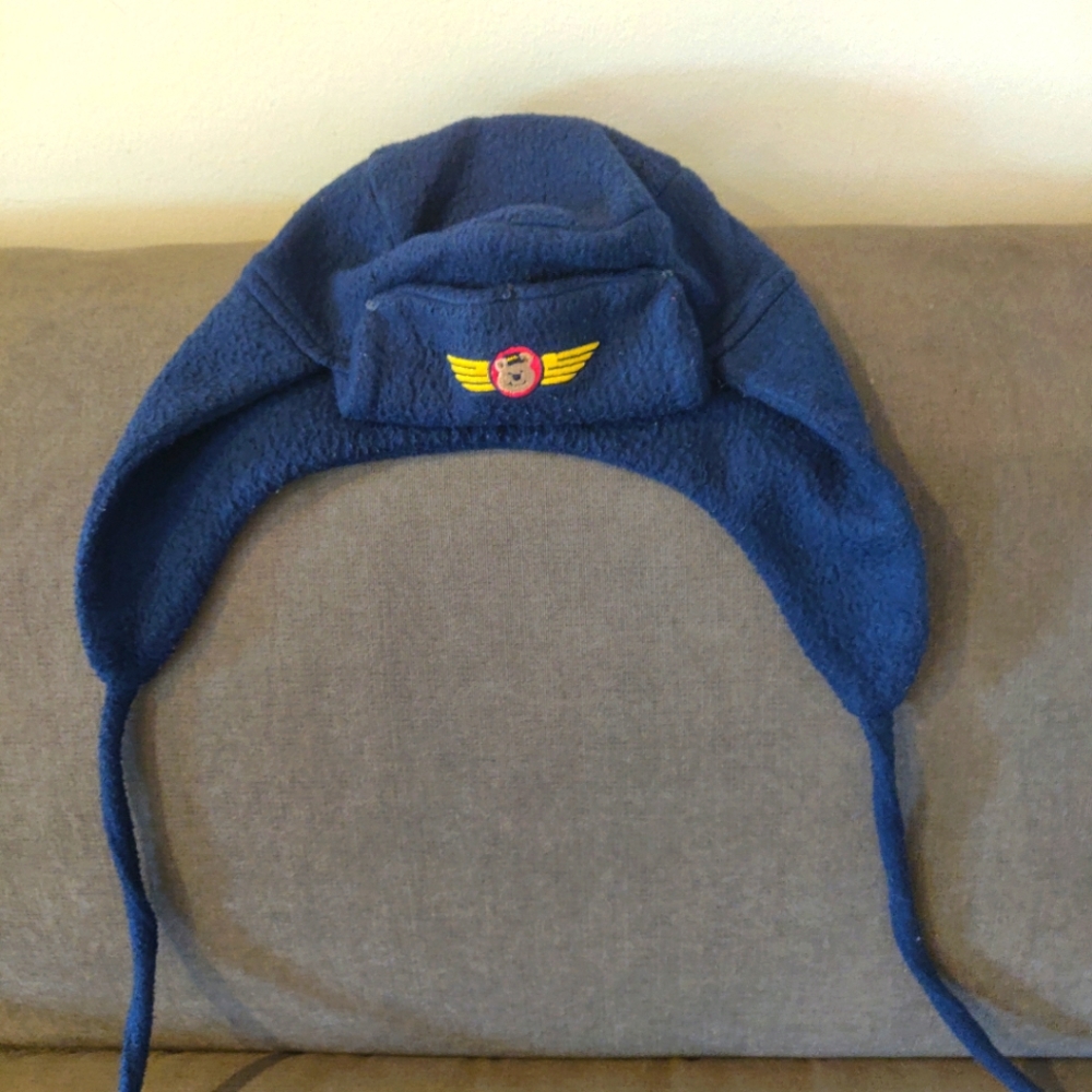 Boys' Dark Blue Windproof Hat